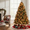 Costway 5/6/7/8 FT Artificial Christmas Tree with 250/370/500/650 RGB LED Lights 584/1054/1436/1936 Branch Tips - 4 of 4