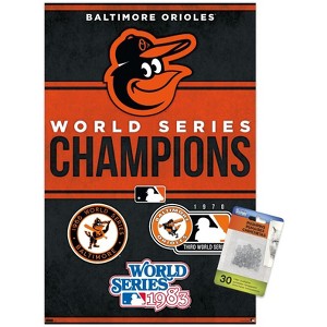 Trends International MLB Baltimore Orioles - Champions 23 Unframed Wall Poster Prints - 1 of 4