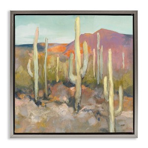 Stupell Industries Soft Cactus Desert Landscape, 18" x 18" - 1 of 4