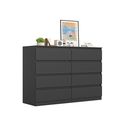 CIPACHO Modern White 6-Drawer Dresser - Roomy Double Dresser for Home