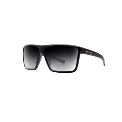 Native - Wells XL Women's Sunglasses - Matte Black Frame - Gray Lens