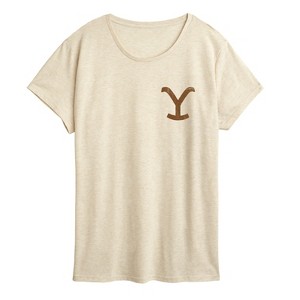 Women's - Yellowstone - Brown Y Logo Short Sleeve Graphic T-Shirt - 1 of 4