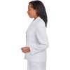 Alfred Dunner Womens Petite Classic Fitted Blazer Jacket - 3 of 4