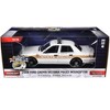 2009 Ford Crown Victoria Police Interceptor White w/Yellow and Red "Illinois State Police" 1/24 Diecast Model Car by Greenlight - 3 of 3