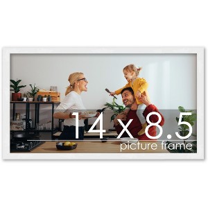 PosterPalooza | 14x8.5 Wood Frame with UV Acrylic, 6 Finishes: Black, White, Bronze, Silver, Wood, Mahogany - 1 of 4