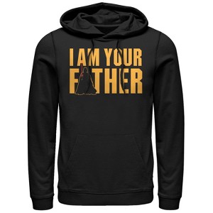 Men's Star Wars Father's Day Vader is Your Father Pull Over Hoodie - 1 of 3