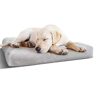 rabbitgoo Dog Bed Crate  Machine-washable Cover, Super Plush Dog Crate Mat with Cotton Core for Sleeping, non-textured - 1 of 1