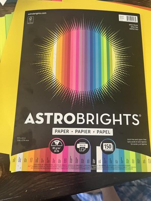 Astrobrights Colored Paper, 8-1/2 X 11 Inches, 24 Lb, Sunburst Yellow, 500  Sheets : Target