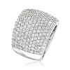 Ross-Simons 3.60 ct. t.w. Pave CZ Wide Ring in Sterling Silver - 3 of 4