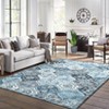 Area Rug, Rugs for Living Room, Washable Rug, Vintage Rugs for Entryway, Traditional Floor Cover, Thin Carpet, Kitchen Distressed Non Slip Mat - 4 of 4