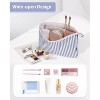 Narwey Striped Makeup Bag with Small Makeup Bag for Purse - 2 of 2