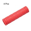 Unique Bargains Rubber Non-Slip Mushroom Bike Fit 7/8" Handlebar Grips 4.53" 4 Pairs - 3 of 4