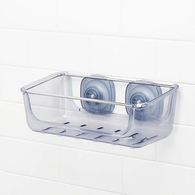 Bath Bliss Suction Cup Soap Dish, Clear