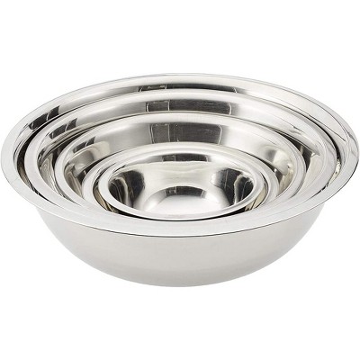 5-Piece Stainless Steel Mirror Polished Mixing Bowl Set