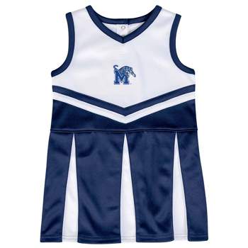NCAA Memphis Tigers Girls' Short Sleeve Toddler Cheer Dress Set