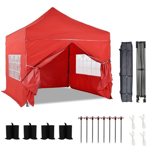 Aoodor Commercial Instant Pop Up Canopy Tent ,3 Adjustable Heights ...