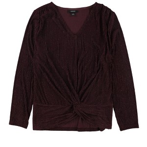 Alfani Womens Striped Pullover Blouse - 1 of 2
