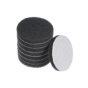 Unique Bargains Drill Power Brush Tile Kitchen Household Scrubber Scouring Pads 8 Pcs - 1 of 4