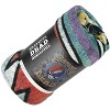 Grateful Dead Steal Your Face Super Soft And Cuddly Fleece Plush Throw Blanket - 2 of 3