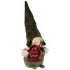 Northlight Gnome Girl with Plaid Outfit Christmas Figurine - 12.5" - 3 of 4