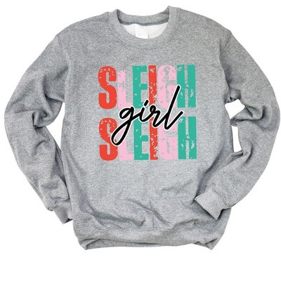 Simply Sage Market Women's Graphic Sweatshirt Sleigh Girl