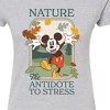 Women's - Disney - Nature The Antidote To Stress Fitted Graphic T-Shirt - 2 of 3