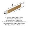 Amerock Ladera Backplate for Cabinet Knobs and Pulls - 3 of 4
