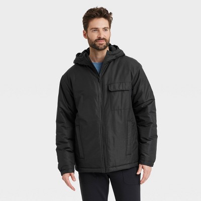 All In Motion Men's Soft Shell Sherpa Lined Winter Jacket Coat