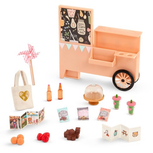 Lori - Food Cart for 6" Mini Dolls - Take-Away Treat Cart - image 1 of 3