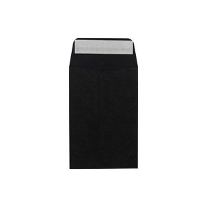 LUX #4 Coin Envelopes (3 x 4 1/2) - Midnight Black 500/Pack 80lb. Midnight Black (LUX-4CO-B-500) - 1 of 4