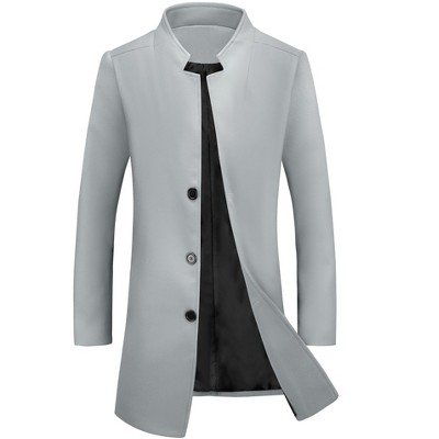 Mens Overcoat Buy Alpine Swiss Zach Wool Knee Length Runs Trench Coat