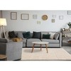 Rug Branch Modern Geometric, Stripes, Tonal/Solid Cream Indoor Area Rug - 2 of 4