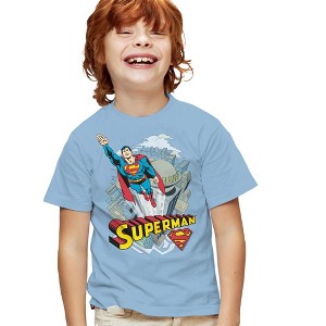 Boys' Short Sleeve Superman Skyward T-Shirt - 1 of 4