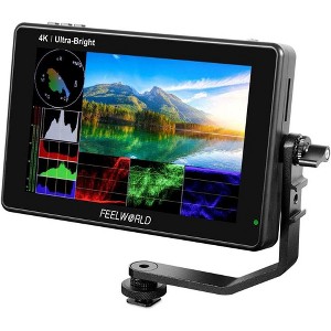 FEELWORLD LUT7S PRO 7 Inch Ultra Bright 2200nits DSLR Camera Field Monitor 3D LUT Touch Screen HDR Waveform F970 External Kit 4K HDMI 3G-SDI - 1 of 1
