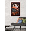Trends International MLB Baltimore Orioles - Neon Helmet 23 Framed Wall Poster Prints - 2 of 4