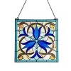 Chloe Lighting Bell-Flower Victorian-Style Stained Glass Window Panel 16" Tall - 2 of 4