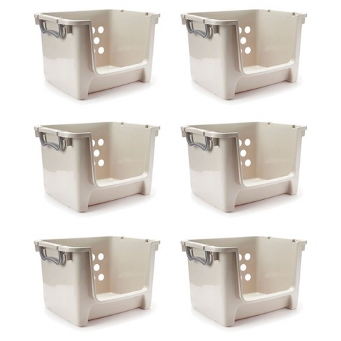 Sterilite Set of 2 Small Open Bins