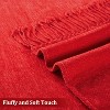 Christmas Chenille Throw Blanket with Tassel Fringe, 50" x 60" - 3 of 4