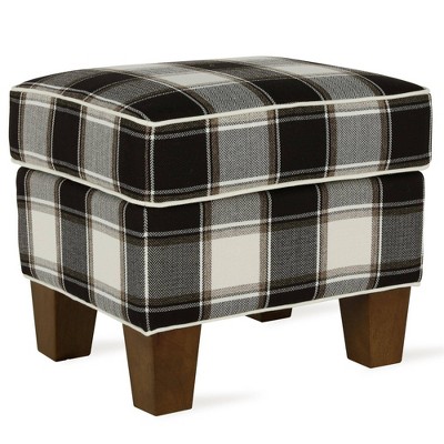 target plaid ottoman