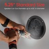 Pyle 5.25'' Dual Waterproof Marine Speakers (PLMR51B) - Full Range Stereo Sound, Black - 2 Pack - 3 of 4
