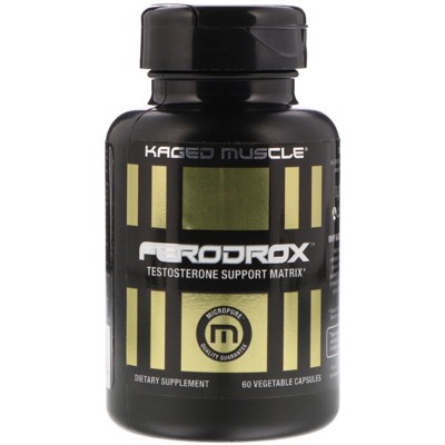 Kaged Muscle Ferodrox Testosterone Support Matrix, 60 Vegetable Capsules, Dietary Supplements