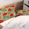 Deny Designs King Viviana Gonzalez Retro kitsch Duvet Cover and Pillow Sham Red - 4 of 4