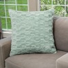 HGTV Art Deco Brushed Faux Fur Pillow Snowbound 14 x 20 inches - 2 of 4