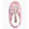 Memoi Women's Plush Pom-Pom Chenille Cable Knit Slippers - 3 of 4
