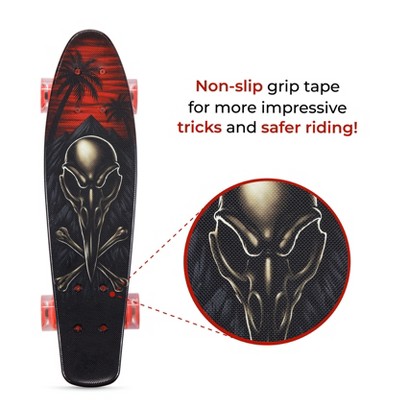 Tony Hawk 28" Cruiser Skateboard for Beginner and Professional Skaters