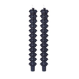 Jollity & Co. - Halloween Themed Bat Taper Candles - Set of 2 Candles - 1 of 2