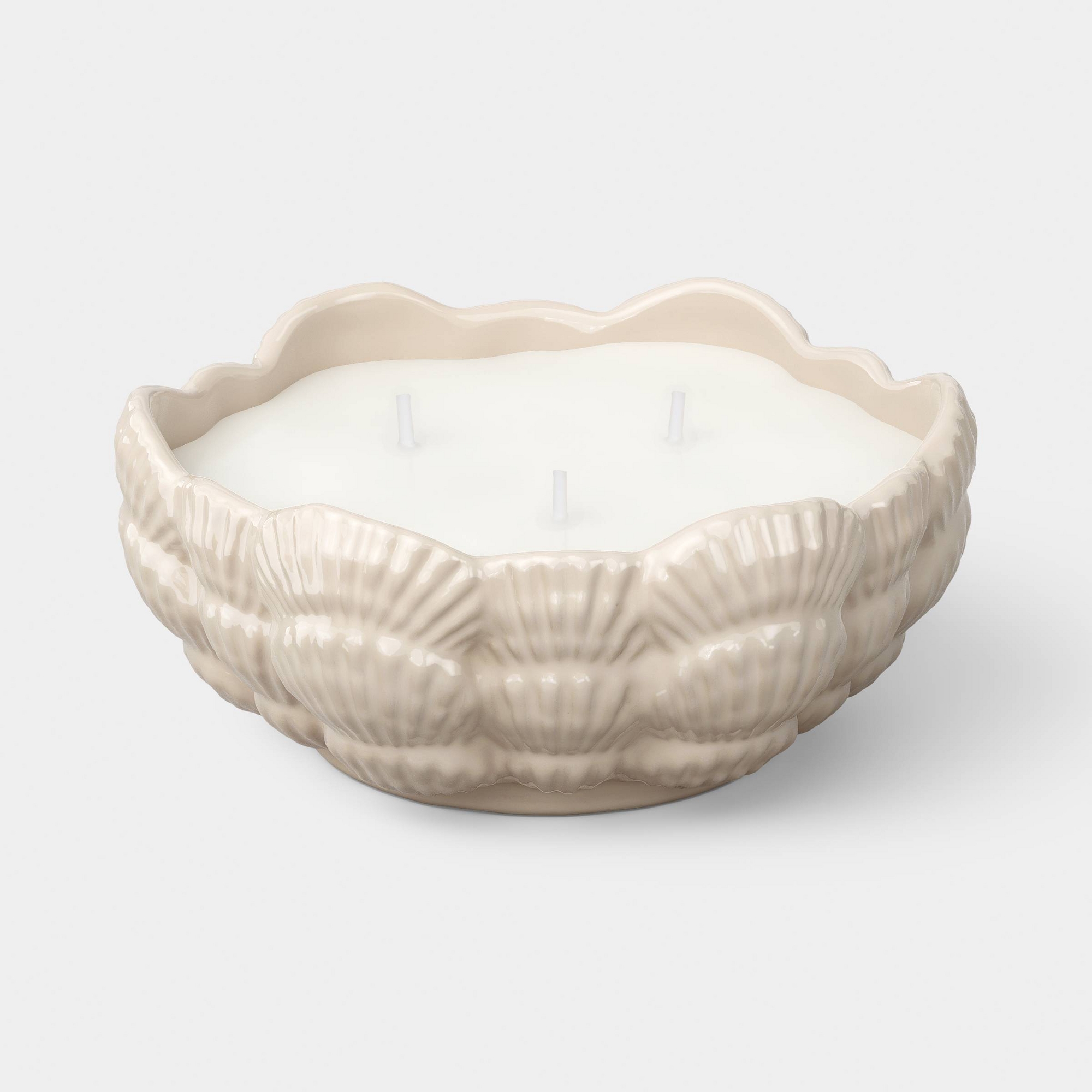 3 Wick Ceramic Citronella Outdoor Candle 30oz - Threshold™ designed with Studio McGee