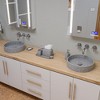 ALFI ABCO1023 7 Piece Solid Concrete Gray Matte Bathroom Accessory Set - 3 of 4