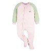 Gerber Baby and Toddler Girls' Blanket Sleepers- 2-Pack - 2 of 4