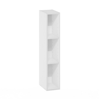 HOMLUX 3-Tier Space Saving Bookcase with Open Adjustable Storage Shelves for Closet, Bedroom